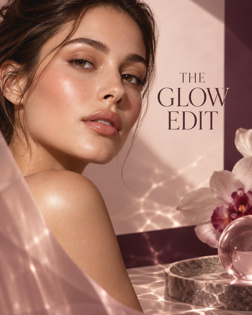Premium beauty studio facial offer flyer generated from an AI prompt